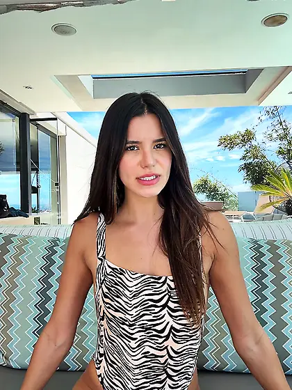 Madison Reed in a swimsuit