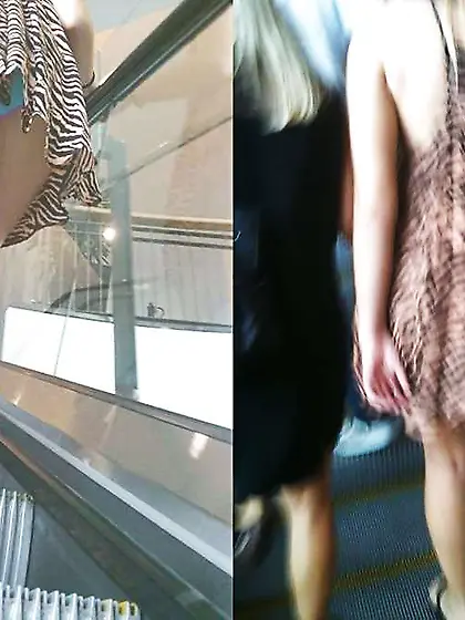 Damsels and teenagers at the Mall