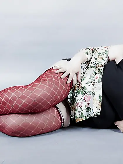 White mature black hair