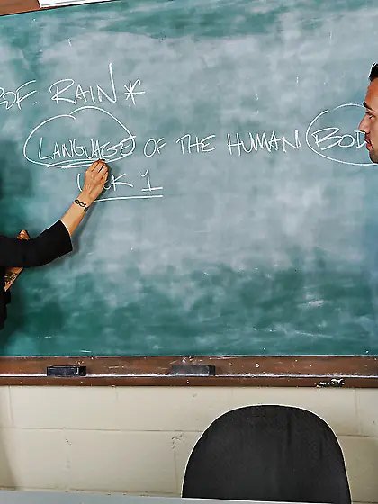 Stunning naughty student