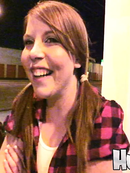 Pigtailed ginger teen suck