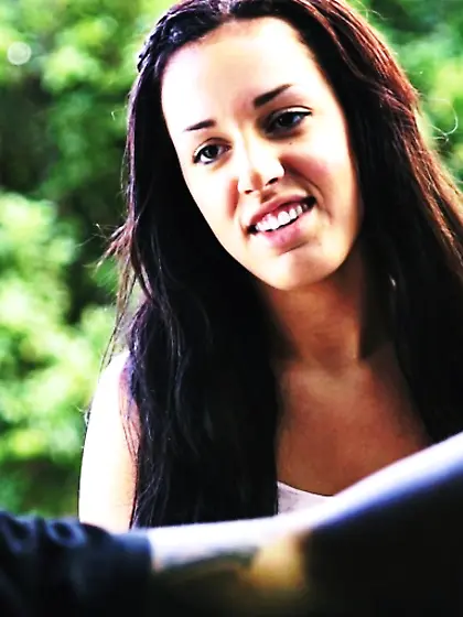 Brunette bound fucked rough