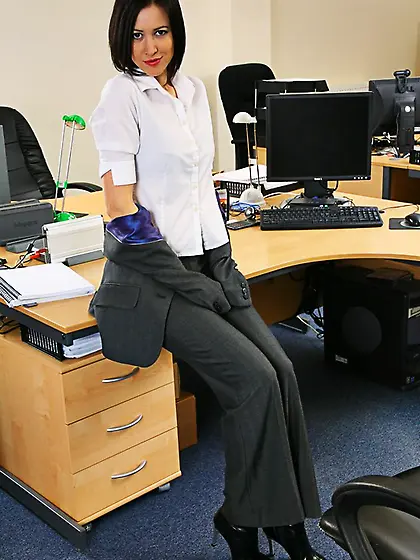 Office girl dreams sexy