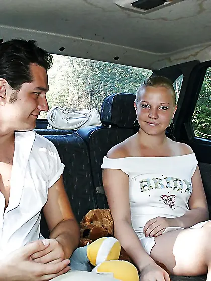 Lascivious Russian blonde fucked by a guy but sucked his friend