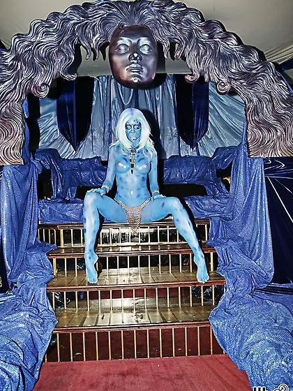 Spacenuts spoof shows babe that is blue and ready to fuck you