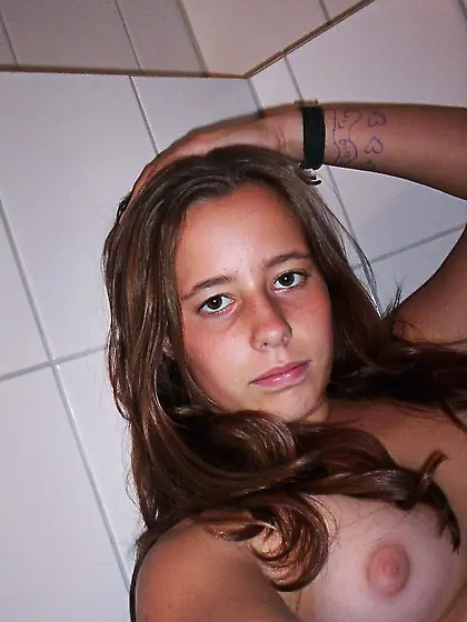 flat chested tiny tits teen 6