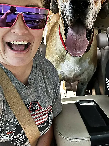 Paige gets naked on the GGW bus