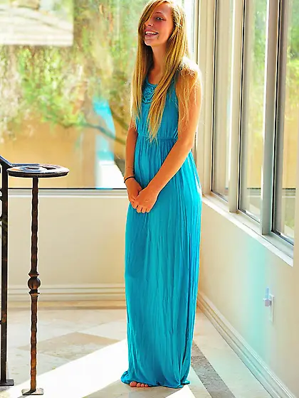 Marlie FTV is a cute teen blonde and she flaunts the pinkest and