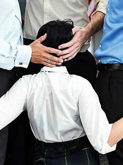 Improper school girls getting licked and...