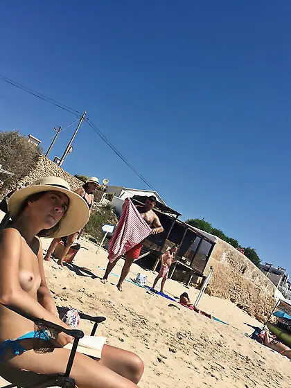 Candid beach girls #01