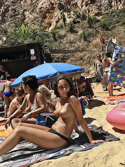 Candid beach girls #01