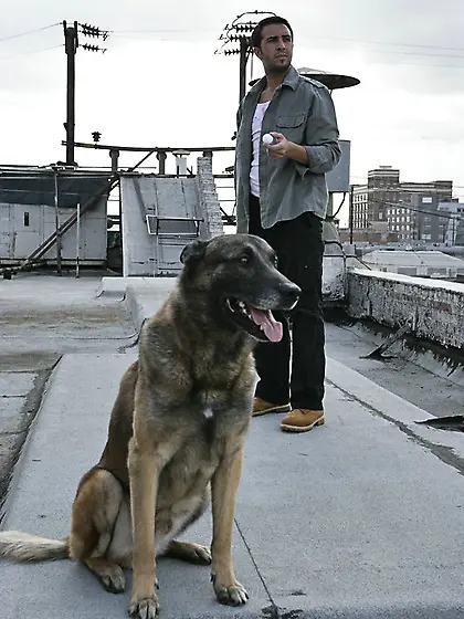 Busty blonde Amy Reid with perfect long legs and shapely ass tak