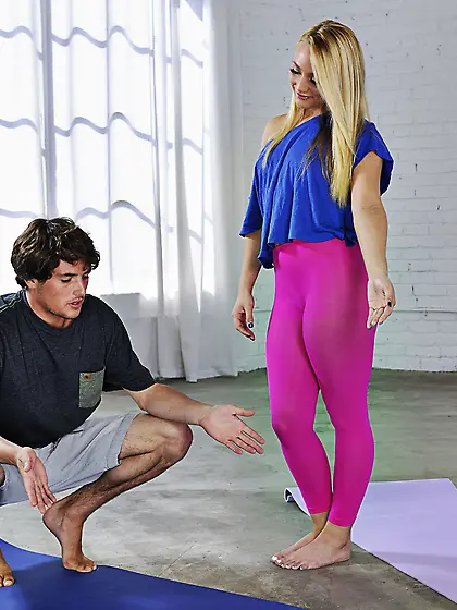 This blonde chick is too damn hot,  she takes off her nasty panty