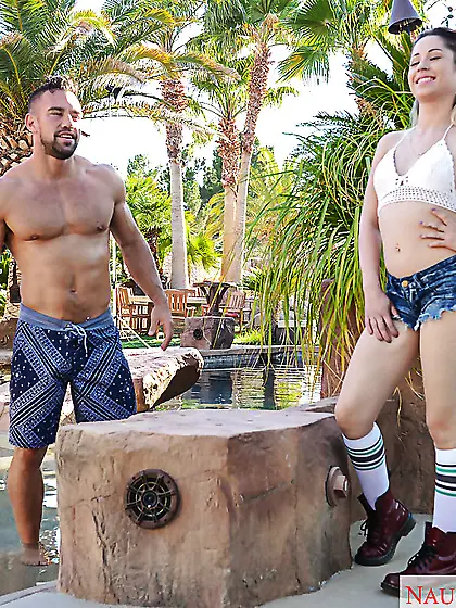 Tiny milf young dick