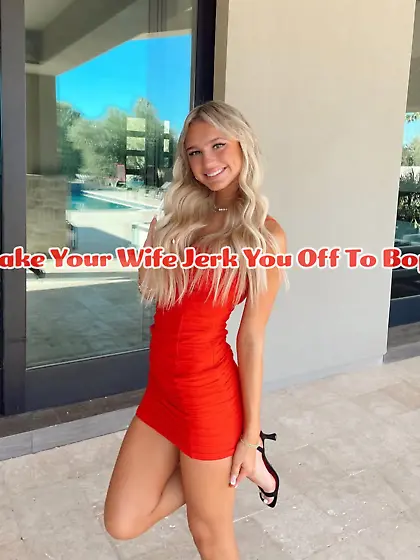 Make her jerk you off to bops