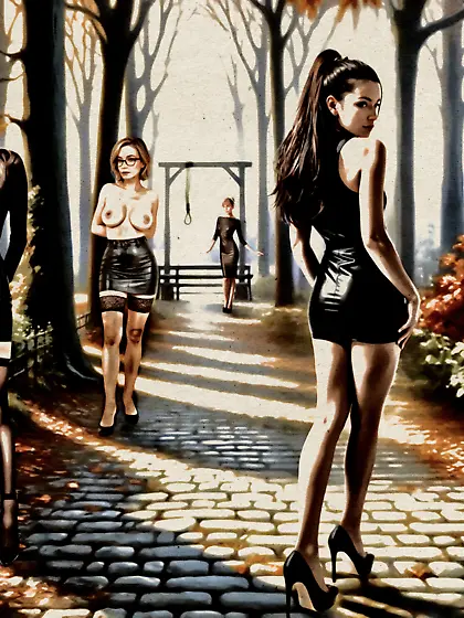 Darkness begins in the alley