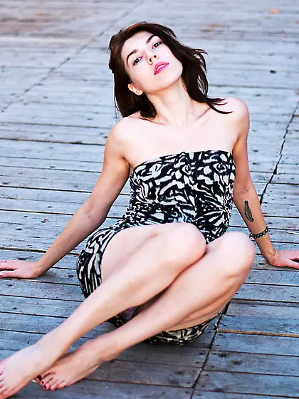 White teen small tits