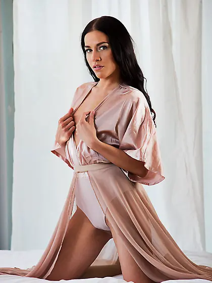 Eveline Dellai receives a rose and gets fucked hard by Charles