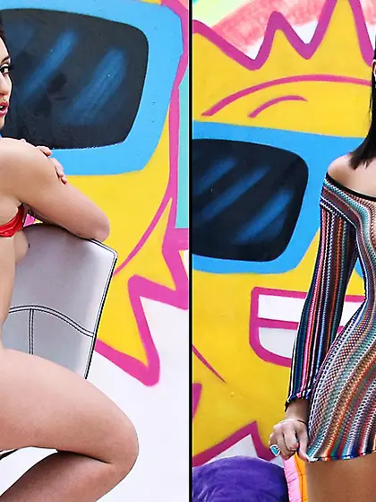 Natural tits brunette anal pov