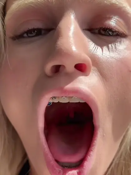 Hungry cumslut. Begging