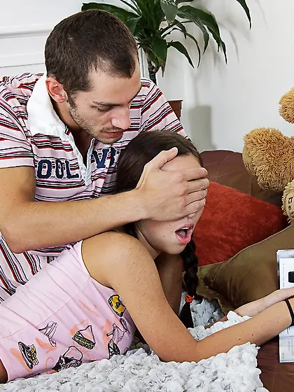 Petite young virgin Abbey