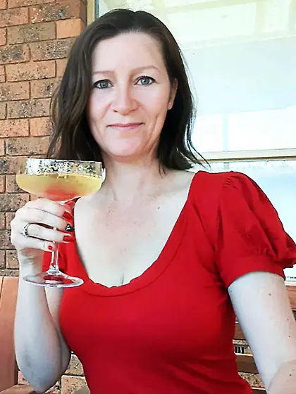 Dressed.  An obsession with my sister