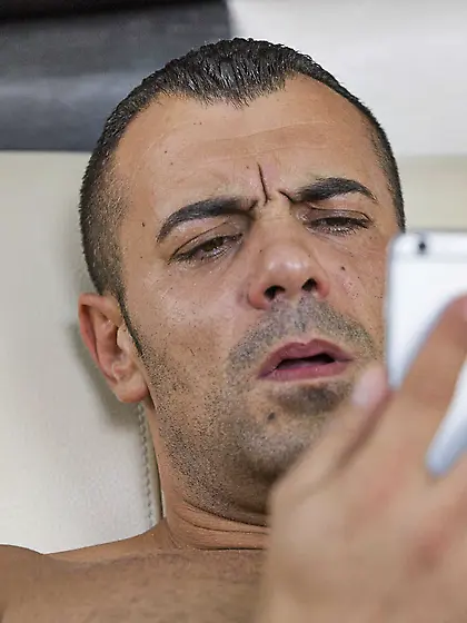 Pink lingerie dark-haired chick getting fucked by her hung boyfr