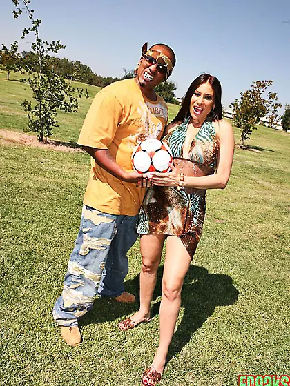 Adorable babe with big natural tits shows off and gets rammed by