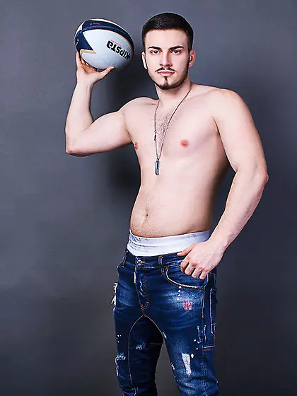 White gay bradleypayton strap