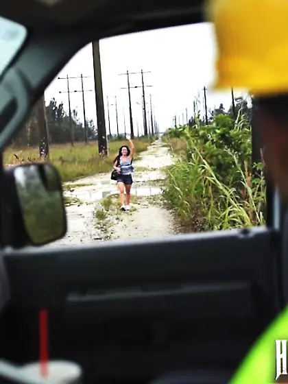 Hitchhiker fucked van bdsm