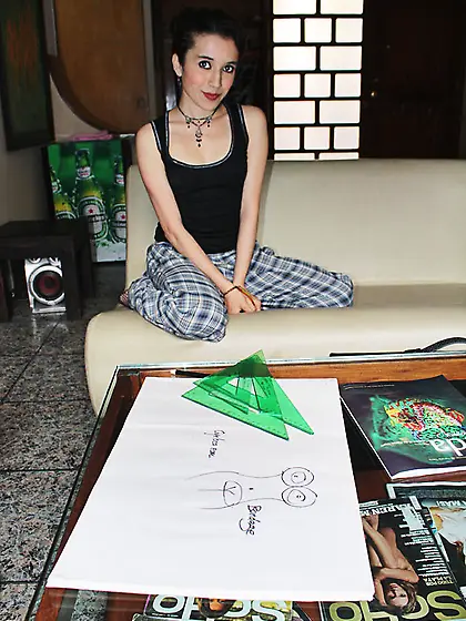 Wild asian skunk black