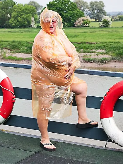 Stunning blonde nana wearing