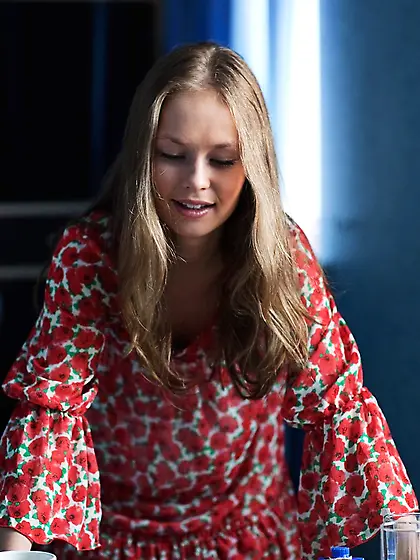 Caesaria A removes her sexy lingerie in front of the camera and