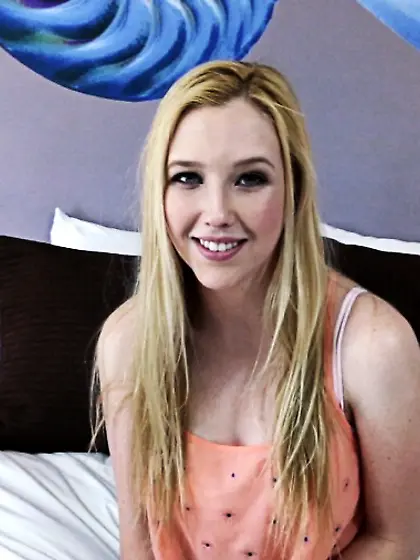 Gorgeous blonde teen pov