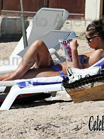 Marie Ange Casta bikini