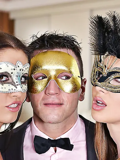 Hungarian european big tit euro threesome