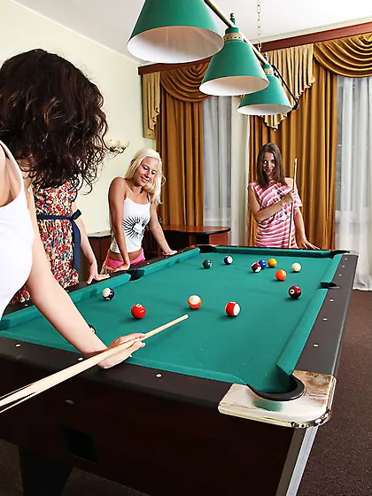 Four teenie lesbians