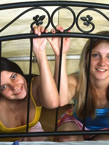 Tina E and Laura A eighteen