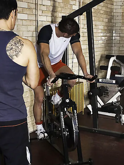 British lingerie threesome