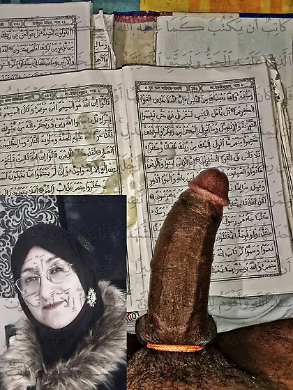 Need cum on my muslim mom and quran