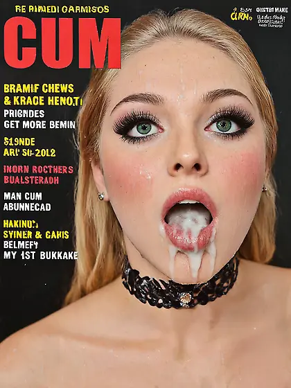 CUM SLUT magazine over the years (AI)