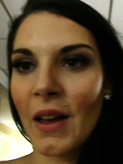 Slutty brunette teen pov fuck