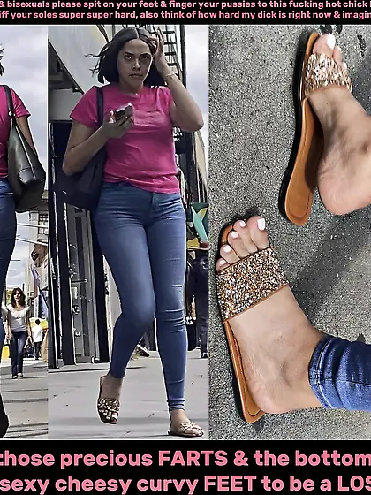 Clueless Dumb Retarded Stupid Whores Feet & Ass!